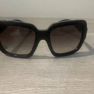 Prada Black Square Sunglasses spr07r-f.  Never Wore!